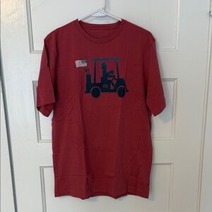 Travis Mathew Red Crew Neck T-Shirt